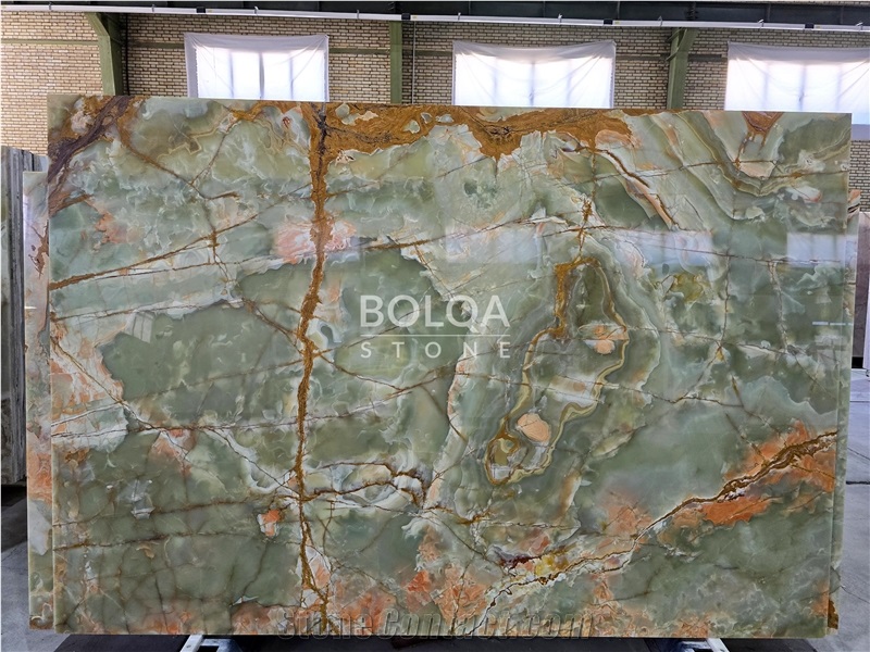 Iran Dark Green Onyx Slabs