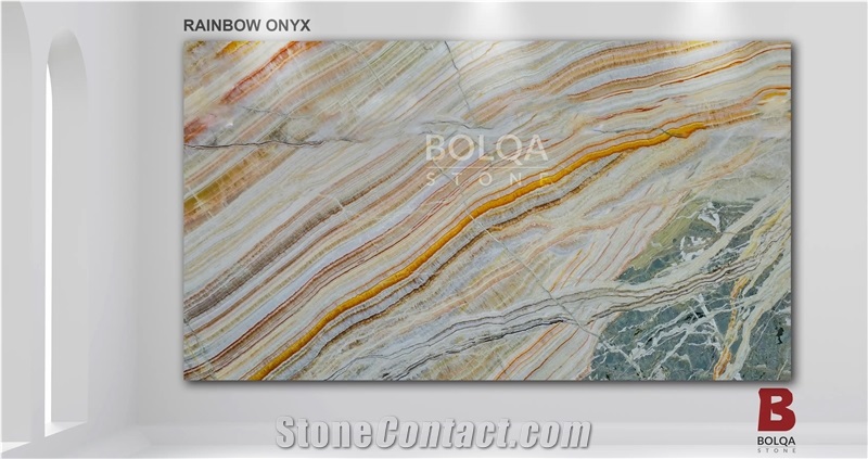 Iran Rainbow Onyx Slabs