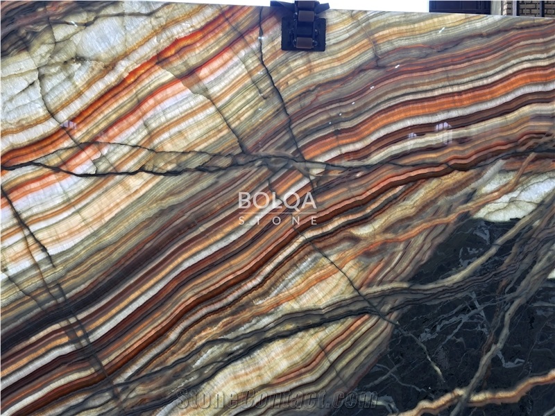 Iran Rainbow Onyx Slabs