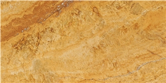 Iran Yellow Travertine Slabs - Azarshahr Lemon Travertine