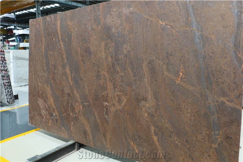 Cabernet Brown Quartzite Slabs