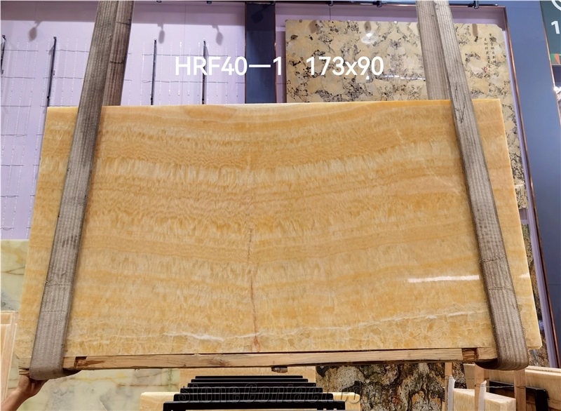 China Honey Onyx Slabs