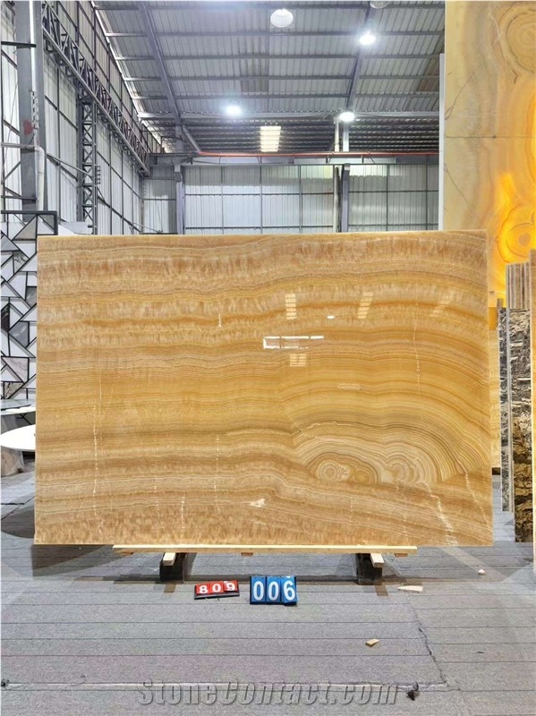 China Honey Onyx Slabs