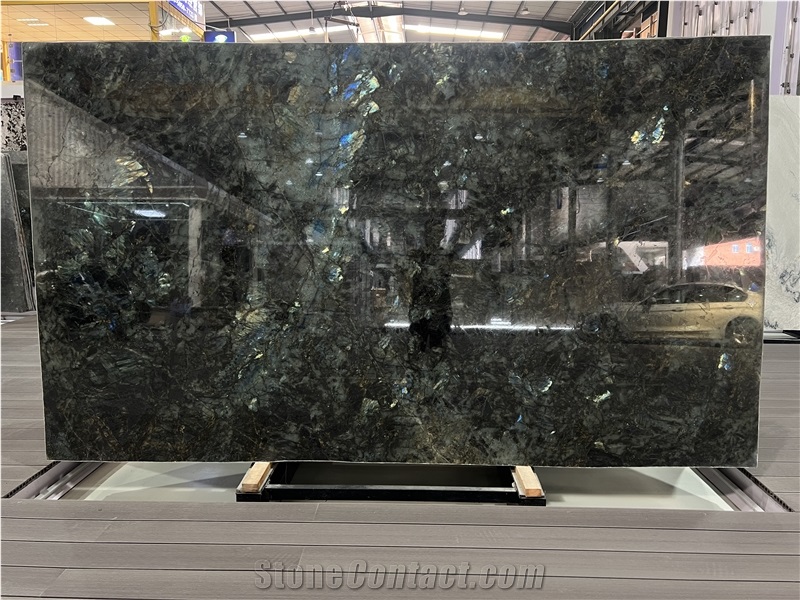 High Quality Blue Emerald Granite Polished Slabs