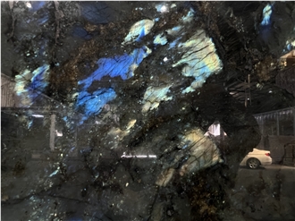 High Quality Blue Emerald Granite Polished Slabs