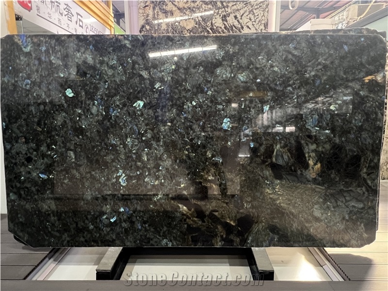 High Quality Blue Emerald Granite Polished Slabs