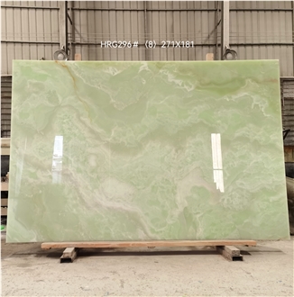 Light Green Onyx Slabs