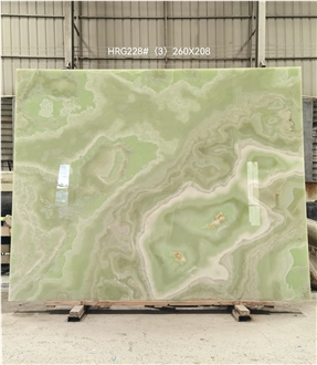 Light Green Onyx Slabs