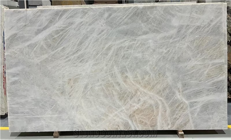 Lumix White Quartzite Slabs