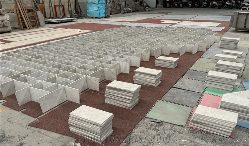 Plain Grey Imperial Marble Floor Tiles