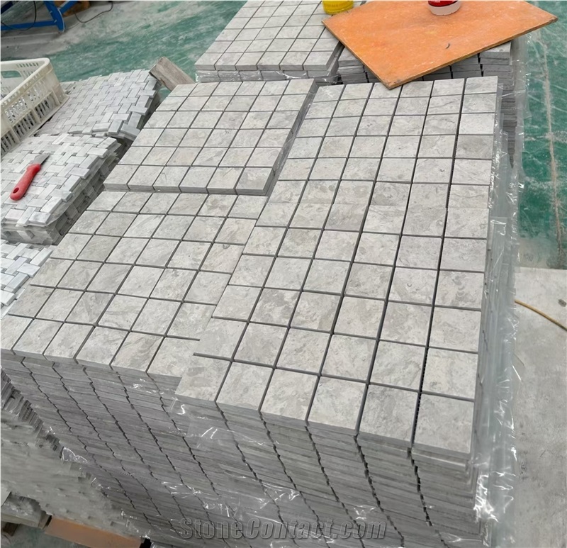 Plain Grey Imperial Marble Floor Tiles