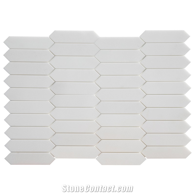 Thassos Marble Mosaic Tiles
