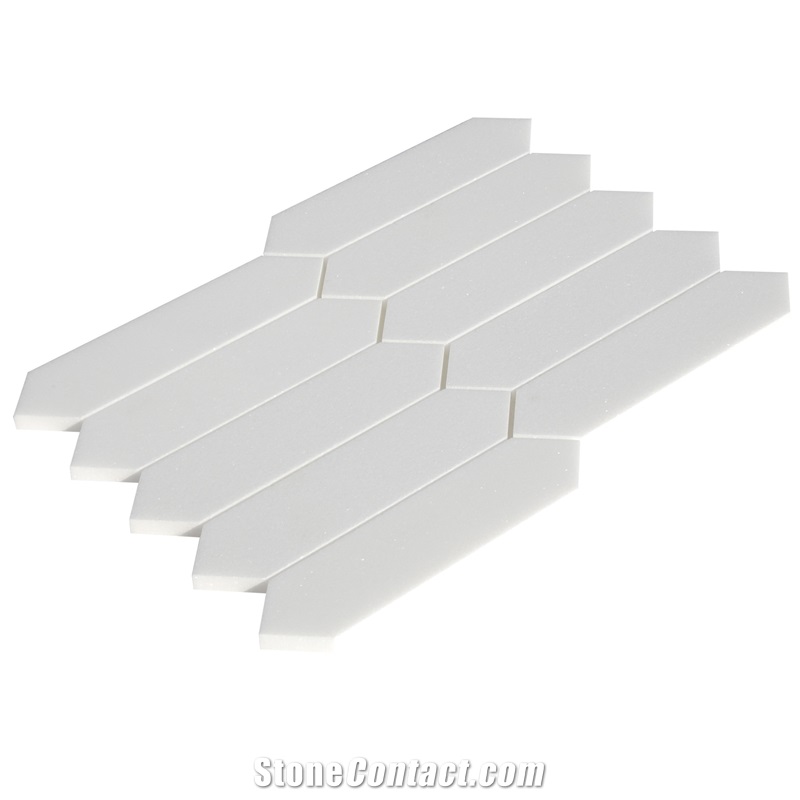 Thassos Marble Mosaic Tiles