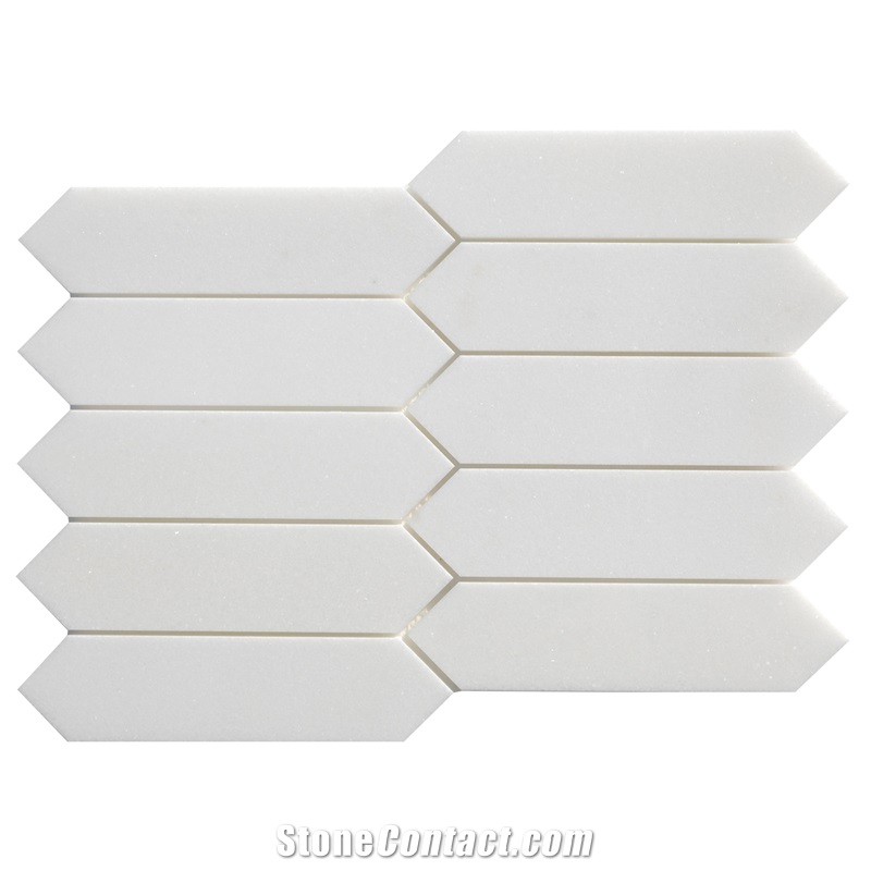Thassos Marble Mosaic Tiles