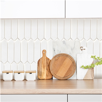 Thassos Marble Mosaic Tiles