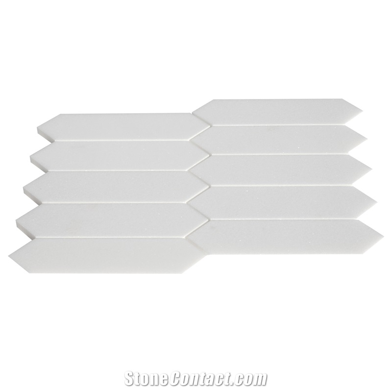 Thassos Marble Mosaic Tiles