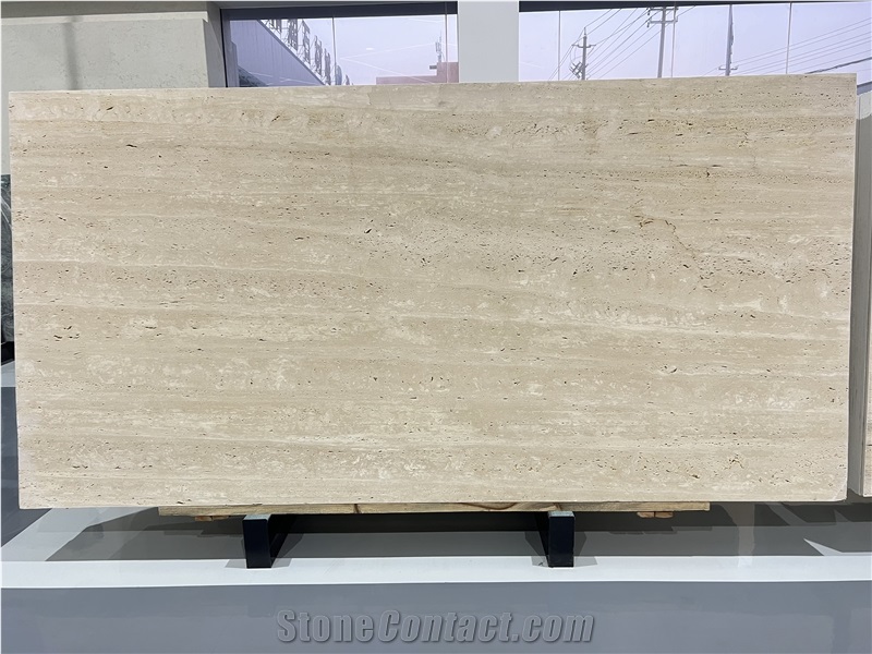 Travertino Navona Bianco Slabs