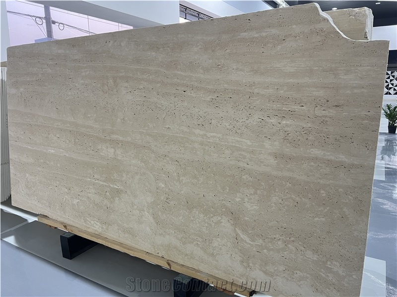 Travertino Navona Bianco Slabs