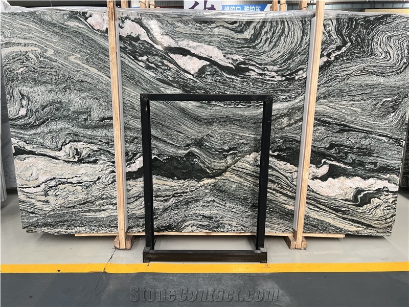 Water Cloud Leopard Skin Flower Marble Slabs