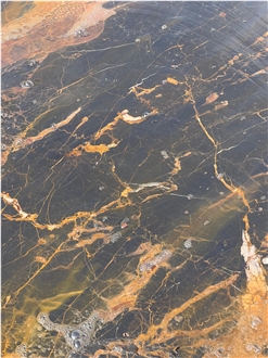 Persian Golden Galaxy Marble Rough Block