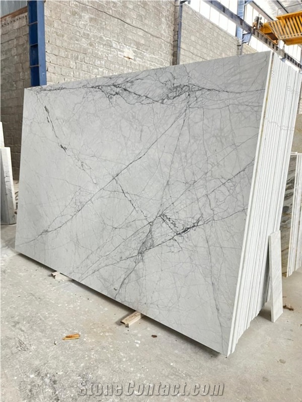 White Persian Aligudarz Marble Slabs