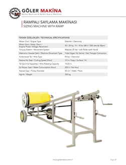Quarry Wire Saw Machine Sizing Machine With Ramp Quarry Wire Saw Machine Sizing Machine With Ramp
