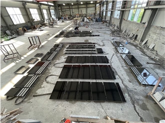 Shanxi Black Granite Chinese Granite Own Quarry Floor Tile