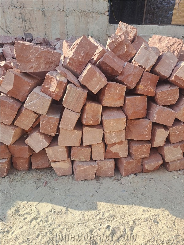 Red Sandstone Cobble Stone