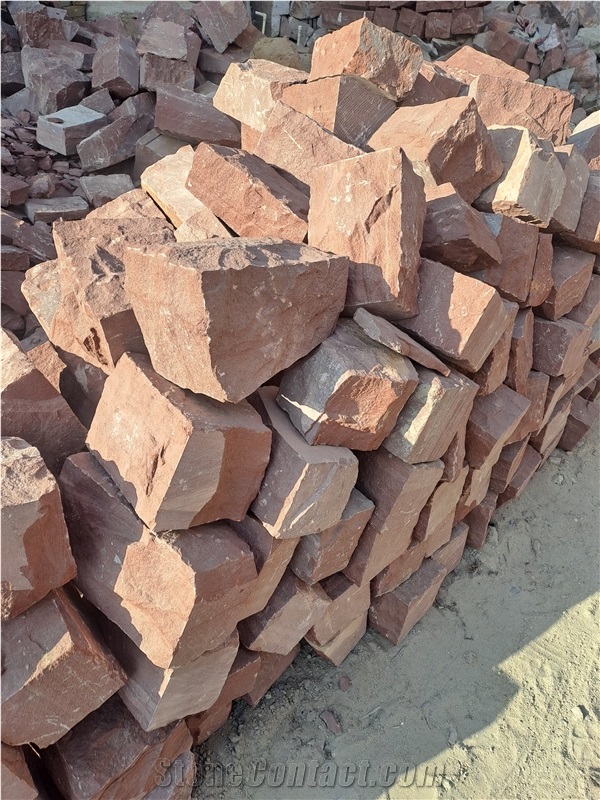 Red Sandstone Cobble Stone