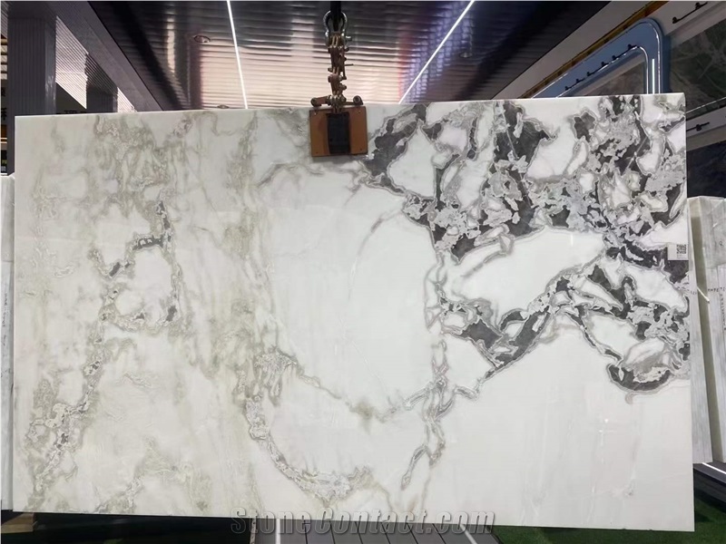 Oyster White Marble Slabs