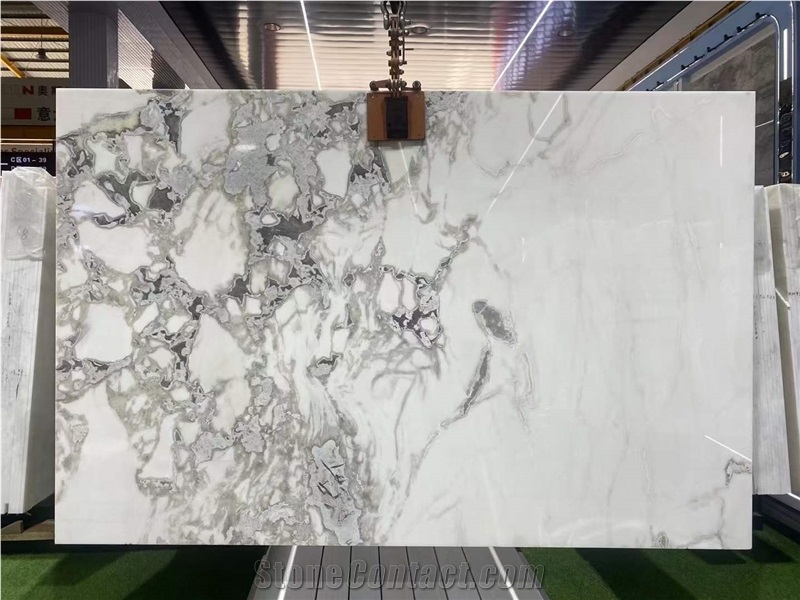 Oyster White Marble Slabs