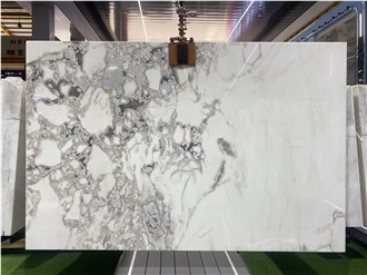 Oyster White Marble Slabs
