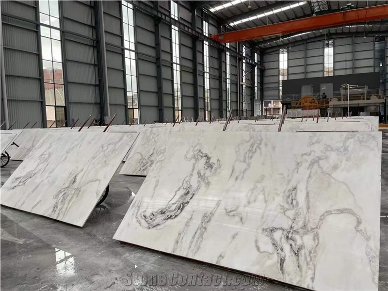 Oyster White Marble Slabs