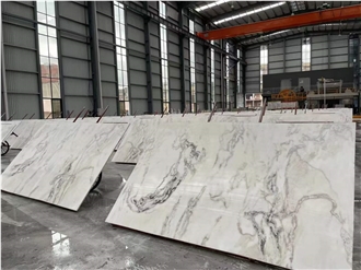 Oyster White Marble Slabs