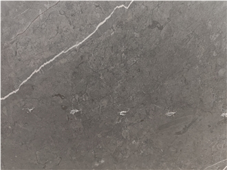 Cloudy Grey Sintered Stone Slabs For Bathroom Flooring