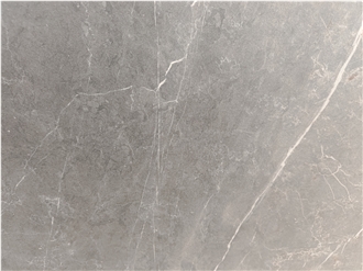 Cloudy Grey Sintered Stone Slabs For Bathroom Flooring