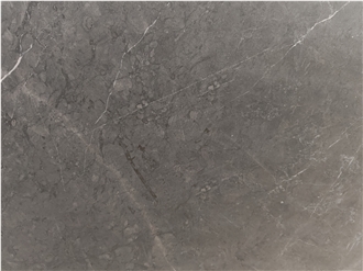 Cloudy Grey Sintered Stone Slabs For Bathroom Flooring