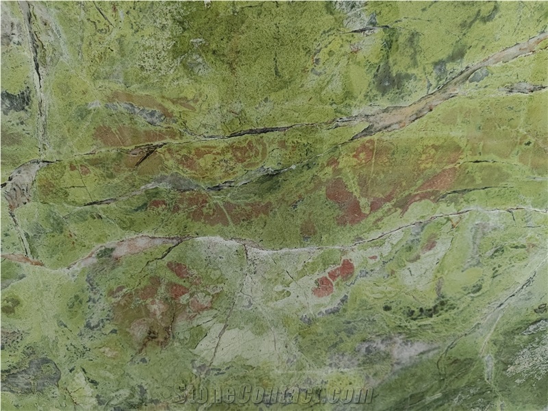 Emeral Green Sintered Stone Slabs For Accent Wall Decor