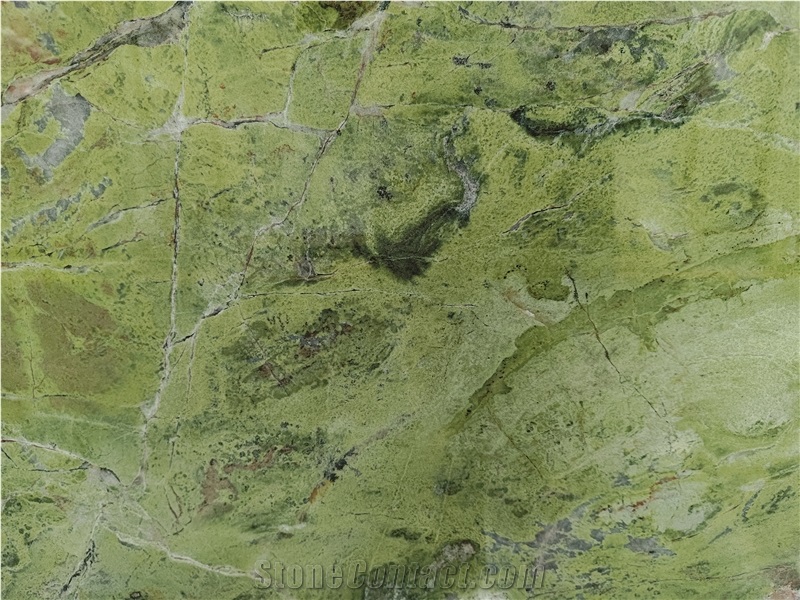 Emeral Green Sintered Stone Slabs For Accent Wall Decor