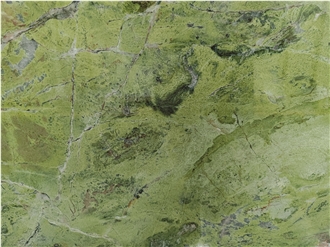 Emeral Green Sintered Stone Slabs For Accent Wall Decor