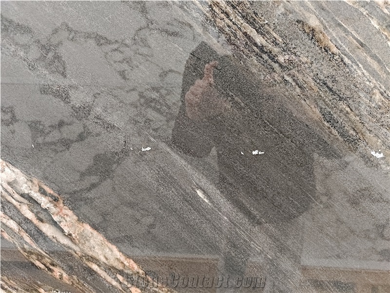 Gold Magma Sintered Stone Slabs For Accent Wall