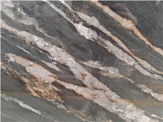 Gold Magma Sintered Stone Slabs For Accent Wall