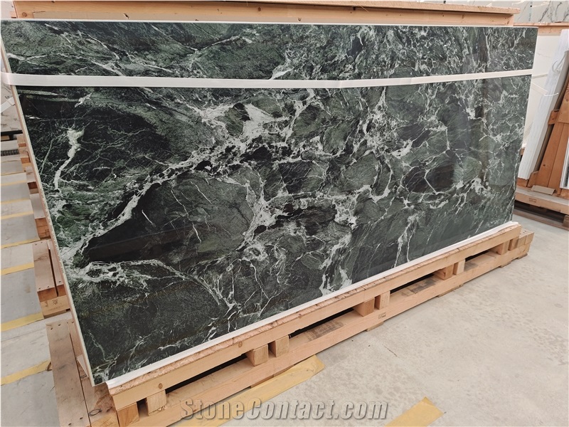 Verde Alpi Sintered Stone Slabs For Interior Flooring