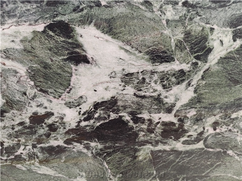 Verde Alpi Sintered Stone Slabs For Interior Flooring