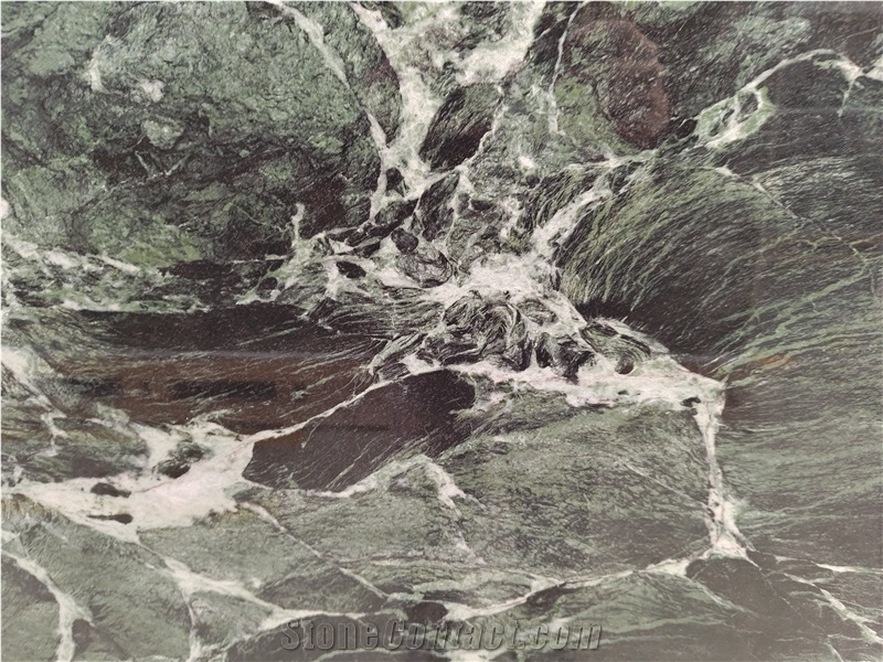 Verde Alpi Sintered Stone Slabs For Interior Flooring