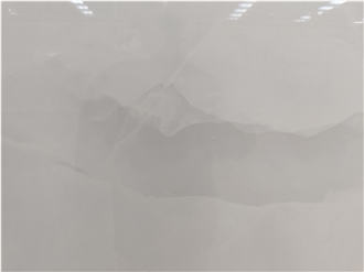 White Onyx Sintered Stone Slabs For Wall Panel Big Slab
