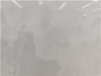 White Onyx Sintered Stone Slabs For Wall Panel Big Slab