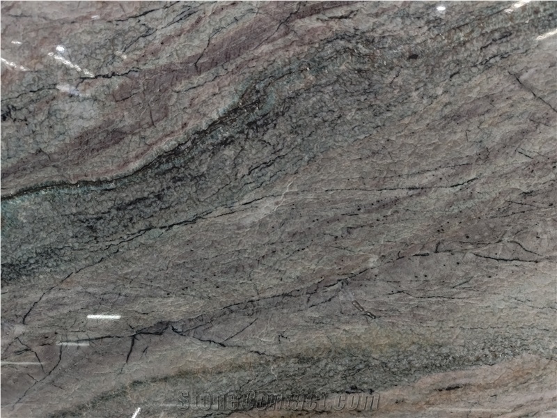 Caribbean Fantasy Quartzite Slabs 20Mm Thick Polished