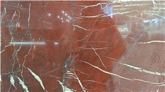 Coral Red Quatzite Slabs For Bathroom Wall And Flooring
