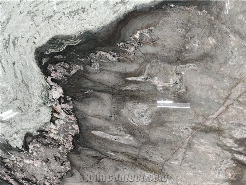 Dragon Quartzite Slabs For Bootmatched Accent Wall